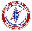 Cedar County ARES logo